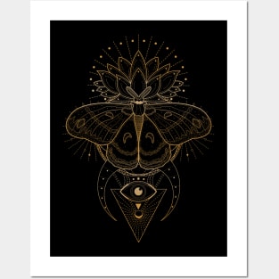 Cecropia Moth | Sacred Geometry Posters and Art